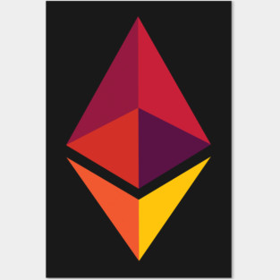 Ethereum Logo Colorful Posters and Art