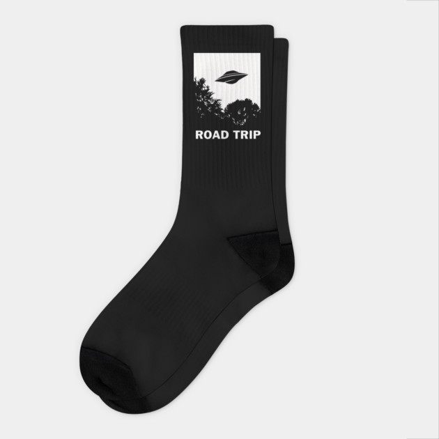 UFO Road Trip Socks by dumbshirts