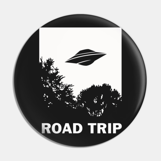 UFO Road Trip Pin by dumbshirts