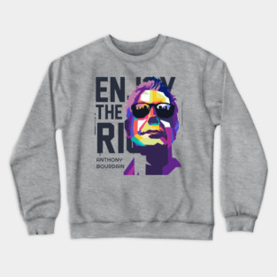Bourdain pop art Crewneck Sweatshirt