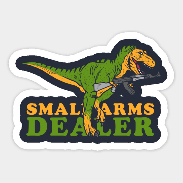 Small Arms Dealer Magnet by dumbshirts