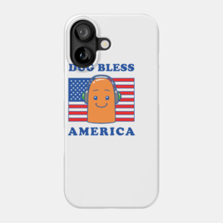 Dog Bless America Phone Case
