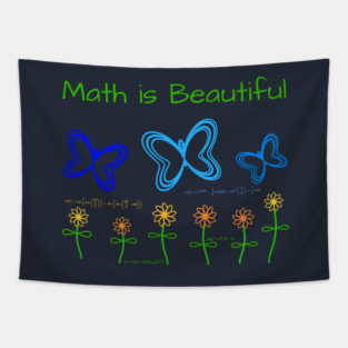 Math Is Beautiful Tapestry