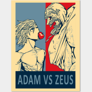 Record of Ragnarok - Adam Vs Zeus Poster V.1 Posters and Art