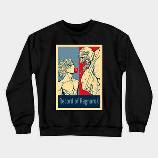 Record of Ragnarok - Adam Vs Zeus Poster V.2 Crewneck Sweatshirt