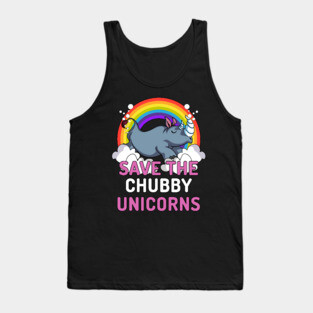 Save The Chubby Unicorns Tank Top