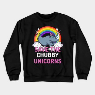 Save The Chubby Unicorns Crewneck Sweatshirt