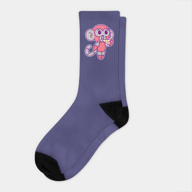 D-MO PIZZA Socks by droidmonkey