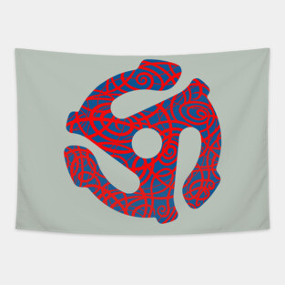 International 45RPM Disk Record Adapter Tapestry