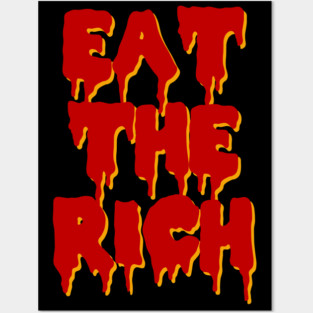 Eat The Rich Graffiti - Punk, Socialist, Leftist, Anarchist Posters and Art