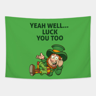 Lucky leprechaun Tapestry