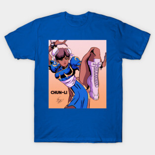 Melanated Chun-Li T-Shirt