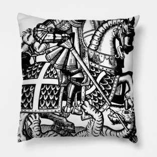 Slaying Dragon Pillow