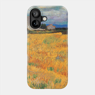 Van Gogh Wheat Field with Farmhouse Phone Case