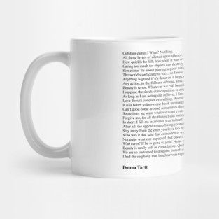 Donna Tartt Quotes Mug