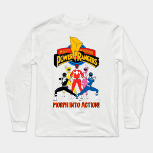 Mighty Morphin Power Rangers! Long Sleeve T-Shirt