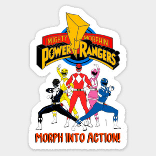 Mighty Morphin Power Rangers! Sticker