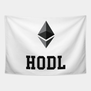 HODL Ethereum Logo Tapestry