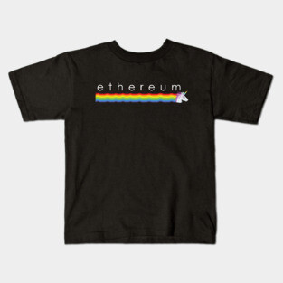 Ethereum Unicorn Kids T-Shirt