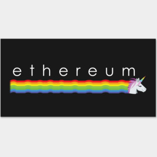 Ethereum Unicorn Posters and Art