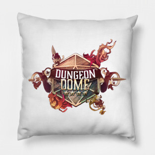 Dungeon Dome Kirkby Logo Pillow