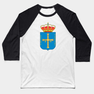 Coat of arms of Asturias Baseball T-Shirt