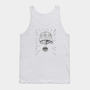 White Blood Cell Hataraku Saibou Tank Top