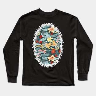 Hula Dancing Mongooses in Hawaii Long Sleeve T-Shirt