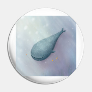 Happy Whale Shark Pin
