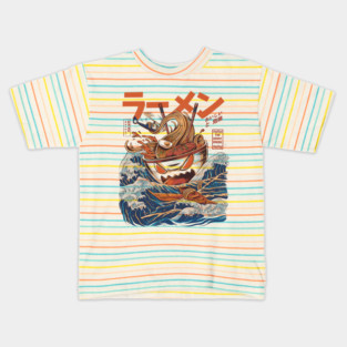 Great Ramen off Kanagawa - Great Wave Kids T-Shirt
