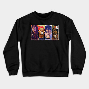 Many Faces of Dave Chappelle Crewneck Sweatshirt
