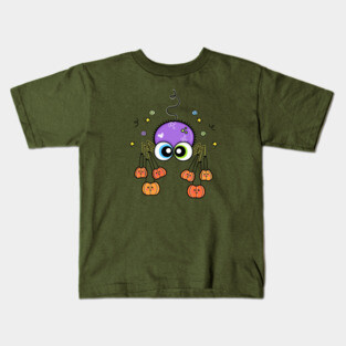 Trick or Treat Spider Kids T-Shirt