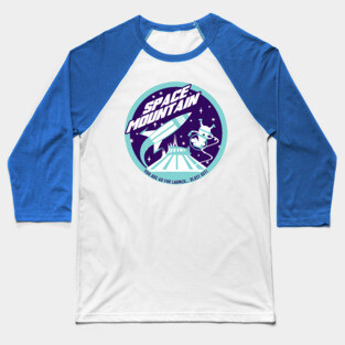 Space Mountain (blues) Baseball T-Shirt
