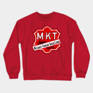 MKT- Missouri–Kansas–Texas "the Katy" Railroad - Distressed Version Crewneck Sweatshirt