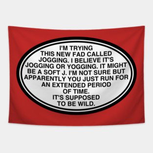 Yogging, It's Supposed to be Wild Tapestry