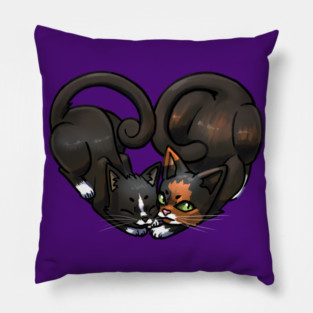 Tetra and Butters - Transparent Pillow