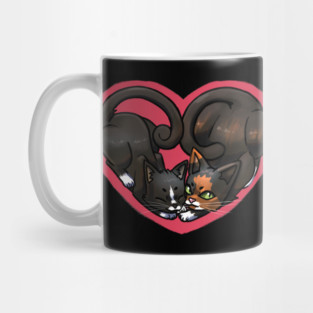 Tetra and Butters Heart Mug