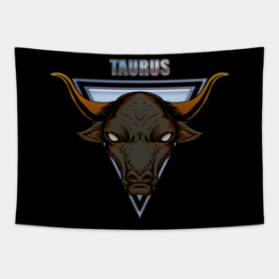Zodiac sign taurus Tapestry