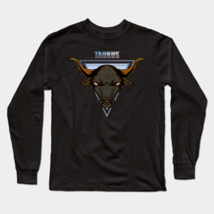 Zodiac sign taurus Long Sleeve T-Shirt