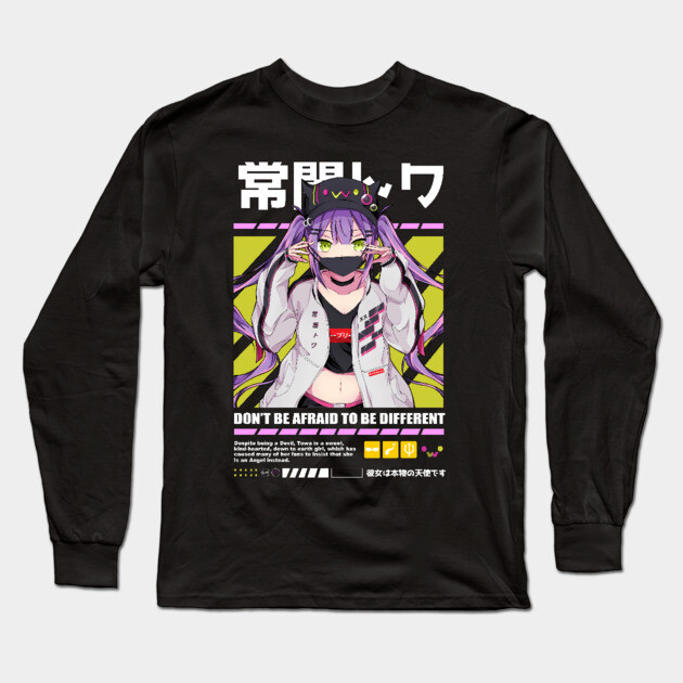 Hololive Japan Tokoyami Towa Hololive Production Long Sleeve T