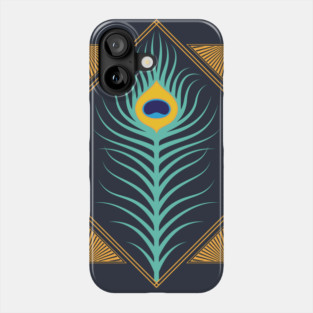 Deco Peacock Feather Phone Case