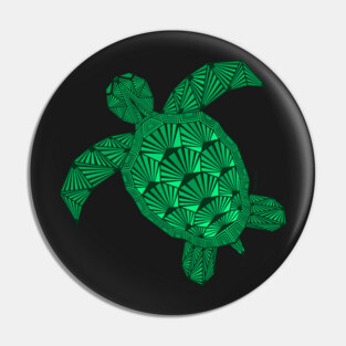 Art Deco Turtle Pin