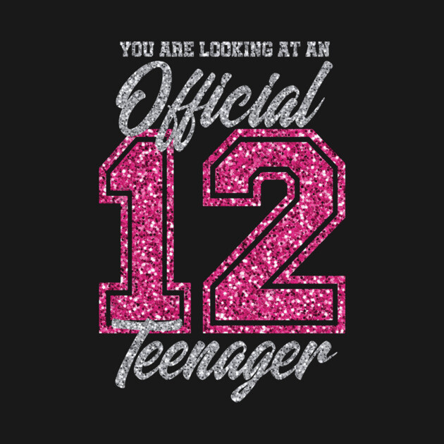 12th birthday funny Gift T-shirt for girls and boys 12th