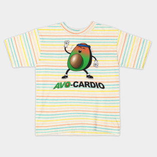 Avo-Cardio - Avocado Pun Kids T-Shirt