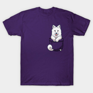Pocket Samoyed T-Shirt