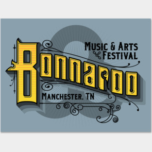 Vintage Bonnaroo on Light Posters and Art