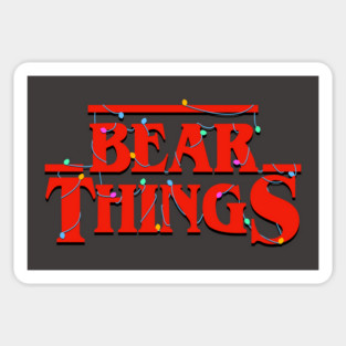 Bear Things Sticker