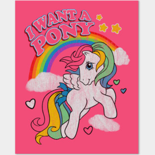 Vintage Little Pony Posters and Art