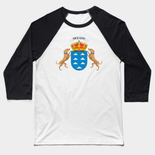 Coat of arms of Canary Islands Baseball T-Shirt