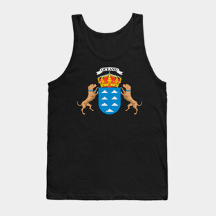 Coat of arms of Canary Islands Tank Top